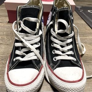 Converse black wedge chuck taylor